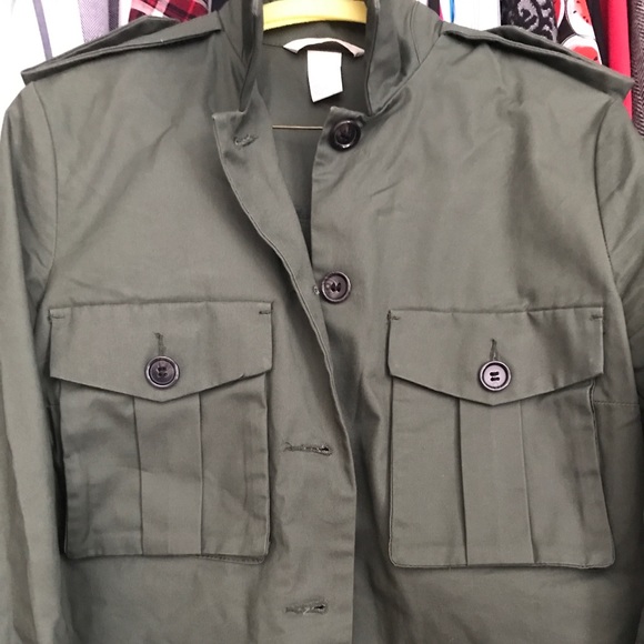 H&M Crop military-style jacket - Picture 2 of 5